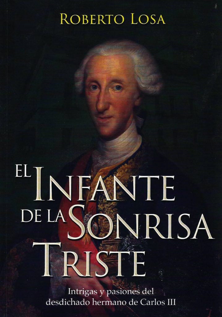 Portada de la novela El infante de la sonrisa triste