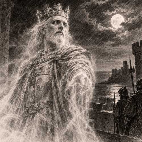 el fantasma del padre de Hamlet