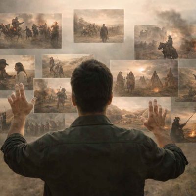un escritor se enfrenta a todo los aspectos que componen una novela histórica