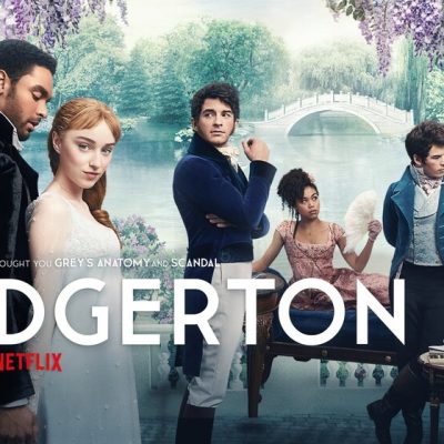 cartel promocional de la serie los bridgerton